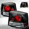 Dodge Charger  2005-2008 Black Euro Tail Lights 
