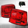 Dodge Charger 2005-2010 LED Tail Lights -  Red Smoke 