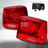 Dodge Charger  2005-2008 Red LED Tail Lights 