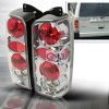 Jeep Cherokee  1997-2001 Chrome Euro Tail Lights 