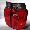 Jeep Commander 2006-2007 LED Tail Lights -  Red Smoke 