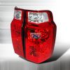 Jeep Commander  2006-2007 Red LED Tail Lights 
