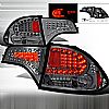 Honda Civic 4 Door 2006-2008 Smoke LED Tail Lights 