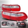 Honda Civic 2/4 Door 1992-1995 Red / Clear Euro Tail Lights 