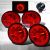 Chevrolet Corvette 2005-2009 LED Tail Lights -  Red 