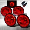 Chevrolet Corvette  2005-2007 Red LED Tail Lights 