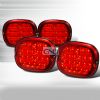 Chevrolet Corvette  1991-1996 Red LED Tail Lights 