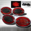 Chevrolet Corvette  1997-2002 Black LED Tail Lights 