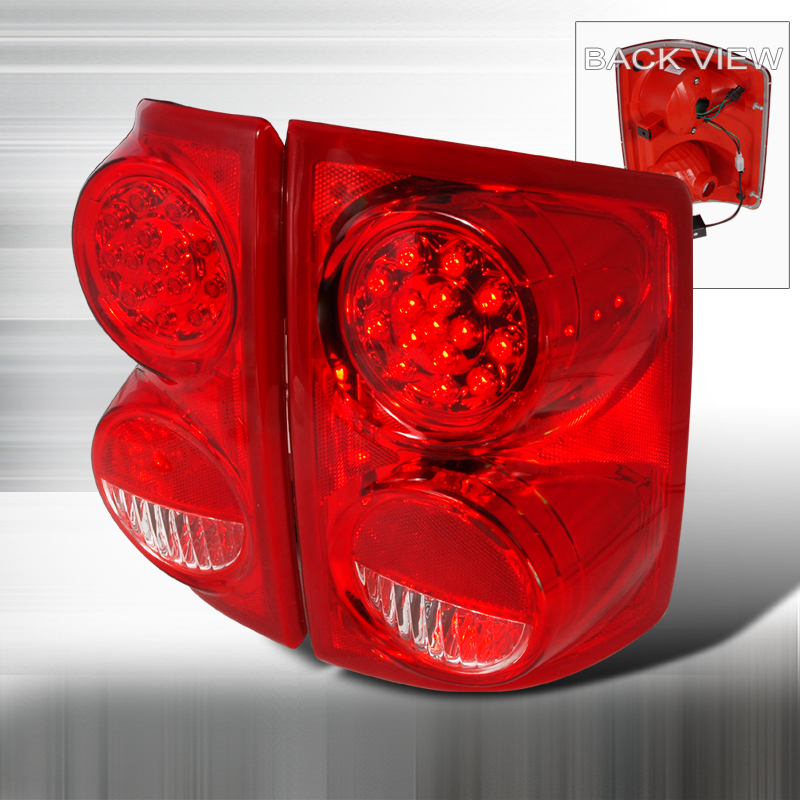 Dodge Dakota  2005-2007 Red LED Tail Lights 