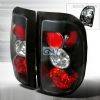 Dodge Dakota  1997-2004 Black Euro Tail Lights 