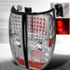 Gmc Yukon  2007-2010 Chrome LED Tail Lights 