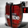Chevrolet Tahoe  2007-2010 Red LED Tail Lights 