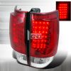 Chevrolet Tahoe  2007-2010 Red LED Tail Lights 