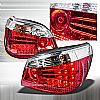 Bmw 5 Series E60 2004-2007 Chrome LED Tail Lights 