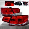 Bmw 3 Series 2 Door E92 2007-2009 Red LED Tail Lights 