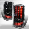 Cadillac Escalade  2002-2004 Black LED Tail Lights 