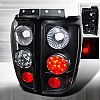 Ford Expedition  1997-2002 Black LED Tail Lights 
