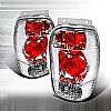 Ford Explorer  1998-2001 Chrome Euro Tail Lights 