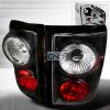 Ford F150  2004-2007 Black Euro Tail Lights 