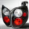 Ford F150  1997-2000 Black Euro Tail Lights 