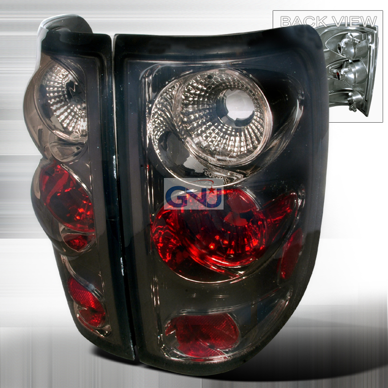 Ford F150 2004-2006 Smoke Euro Tail Lights by Spec-D - LT-F150FT04G-TM