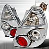 Honda Honda Fit  2006-2007 Chrome Euro Tail Lights 