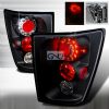 Jeep Grand Cherokee  2005-2006 Black LED Tail Lights 