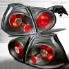 Volkswagen Golf  2006-2008 Black Euro Tail Lights 