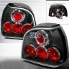 Volkswagen Golf  1993-1998 Black Euro Tail Lights 