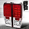 Hummer H3  2005-2010 Red LED Tail Lights 
