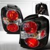 Toyota Highlander  2004-2007 Black Euro Tail Lights 