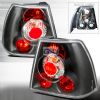 Volkswagen Jetta  1999-2004 Black Euro Tail Lights 