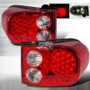Toyota Land Cruiser  2007-2011 Red LED Tail Lights 