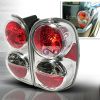 Jeep Liberty  2002-2004 Chrome Euro Tail Lights 