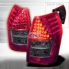 Dodge Magnum 2005-2006 LED Tail Lights -  Red Smoke 