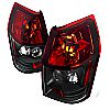 Dodge Magnum  2005-2008 Red W/ Black Bottom Euro Tail Lights 