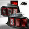 Ford Mustang  2005-2009 Black LED Tail Lights 