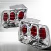 Ford Mustang  1999-2004 Chrome Euro Tail Lights 