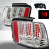 Ford Mustang  1999-2004 Chrome LED Tail Lights 