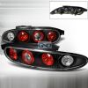 Mazda Mx3  1992-1995 Black Euro Tail Lights 