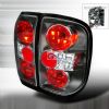 Nissan Pathfinder  1996-1998 Black Euro Tail Lights 