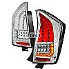 Toyota Prius  2010-2012 Chrome LED Tail Lights 