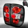 Infiniti Qx4  1997-2004 Black Euro Tail Lights 