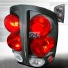 Dodge Ram  2002-2006 Black Euro Tail Lights 