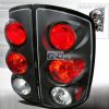 Dodge Ram  2002-2006 Black Euro Tail Lights 