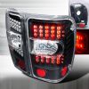 Ford Ranger  2001-2004 Chrome LED Tail Lights 