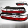 Nissan 240SX 2 Door 1989-1994 Red / Clear Euro Tail Lights 