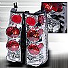 Gmc Savana Van  1996-2002 Chrome Euro Tail Lights 