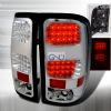 Gmc Sierra  2007-2012 Chrome LED Tail Lights 