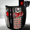 Chevrolet Silverado  2007-2011 Black LED Tail Lights 